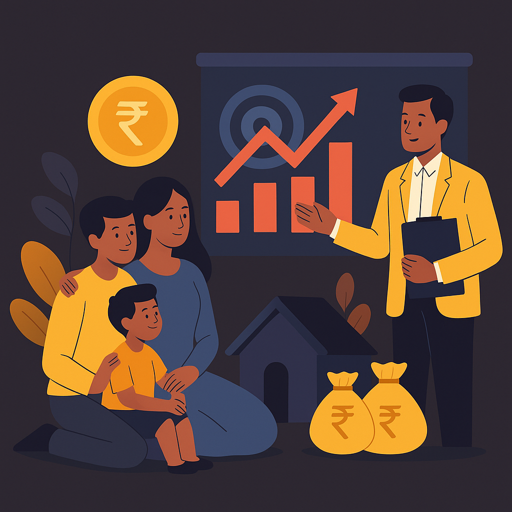 Financial planning illustration